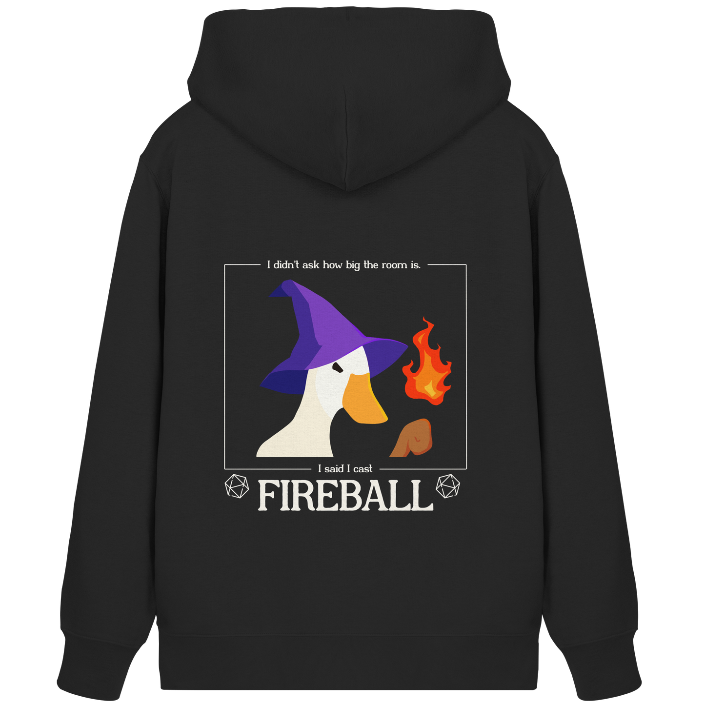 “Fireball Goose” Zipper Hoodie
