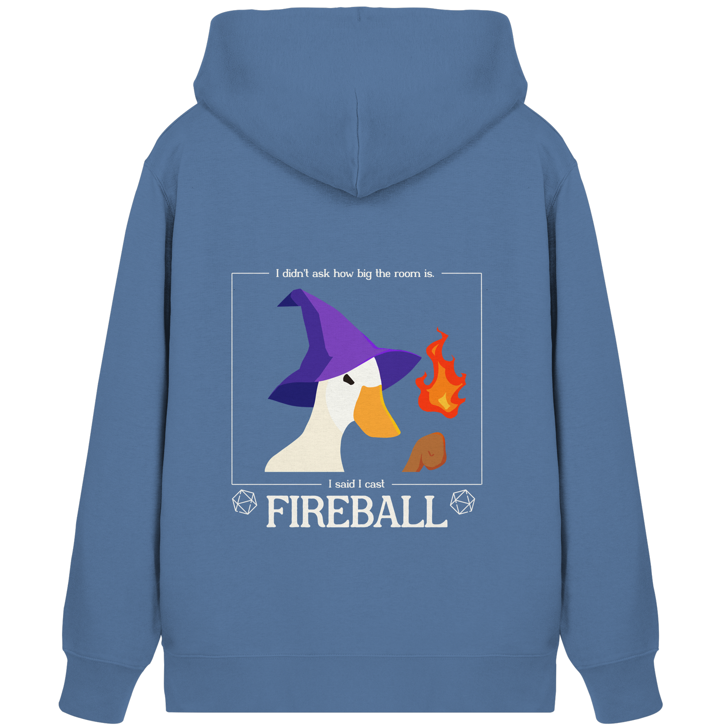 “Fireball Goose” Zipper Hoodie