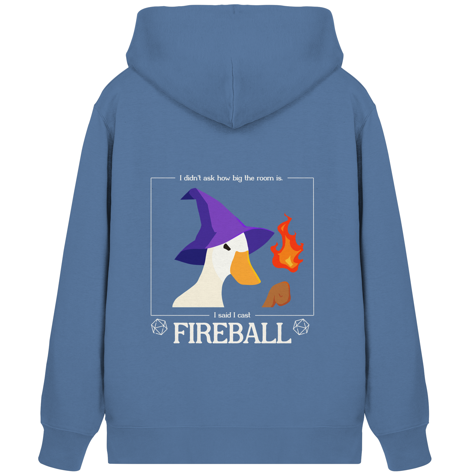 “Fireball Goose” Zipper Hoodie