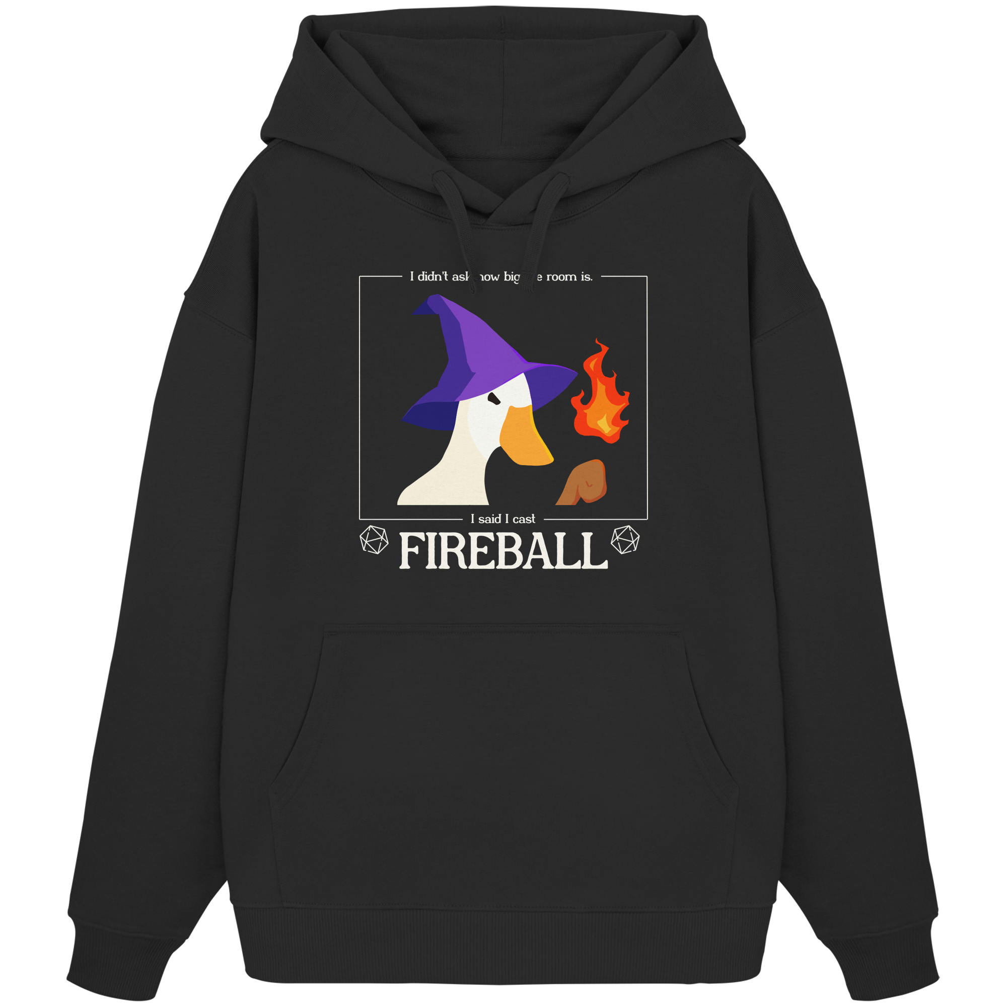“Fireball Goose” Oversized Hoodie
