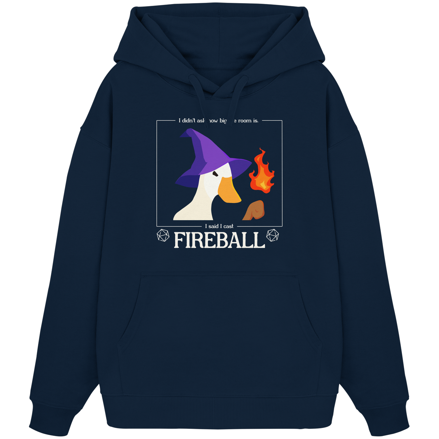 “Fireball Goose” Oversized Hoodie