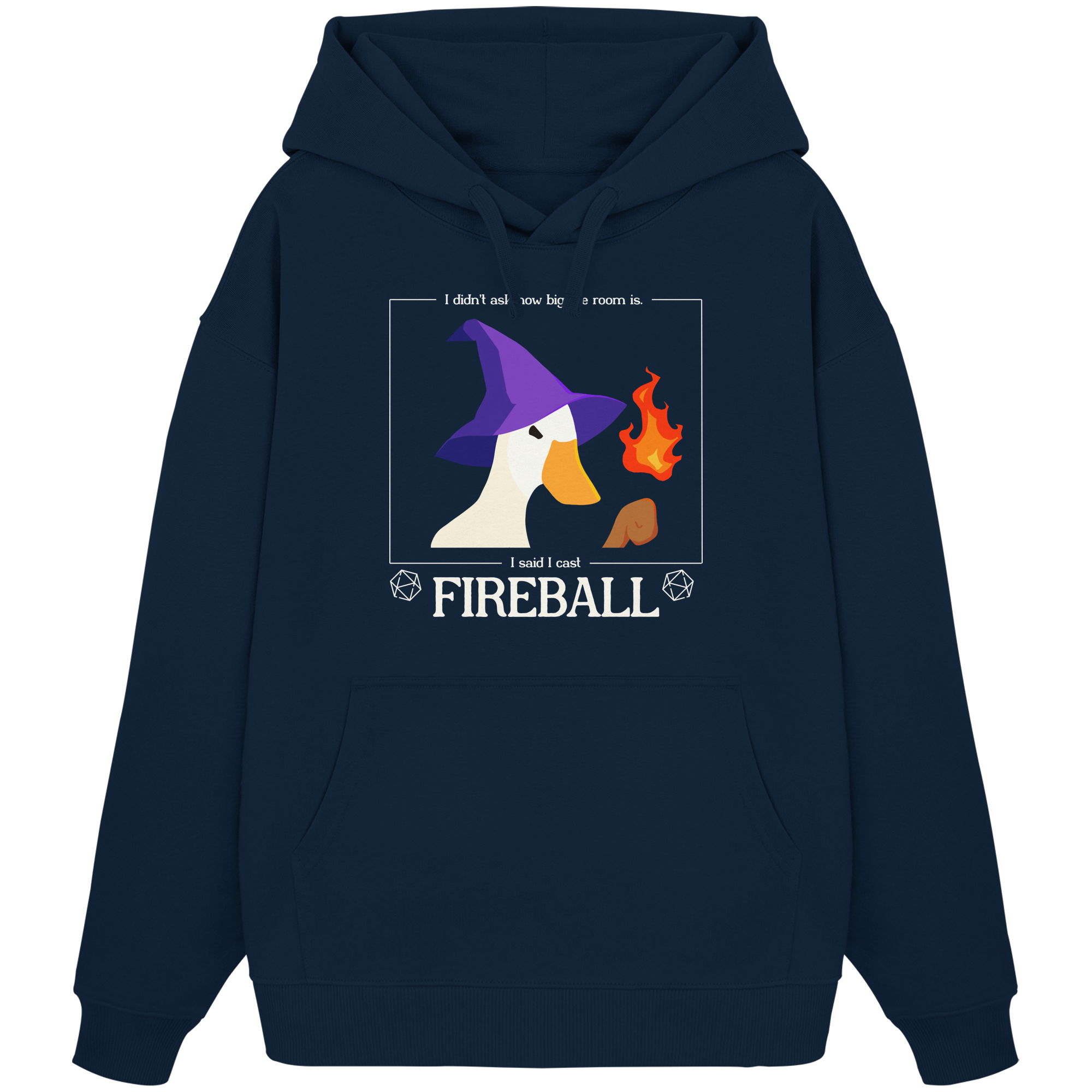 “Fireball Goose” Oversized Hoodie