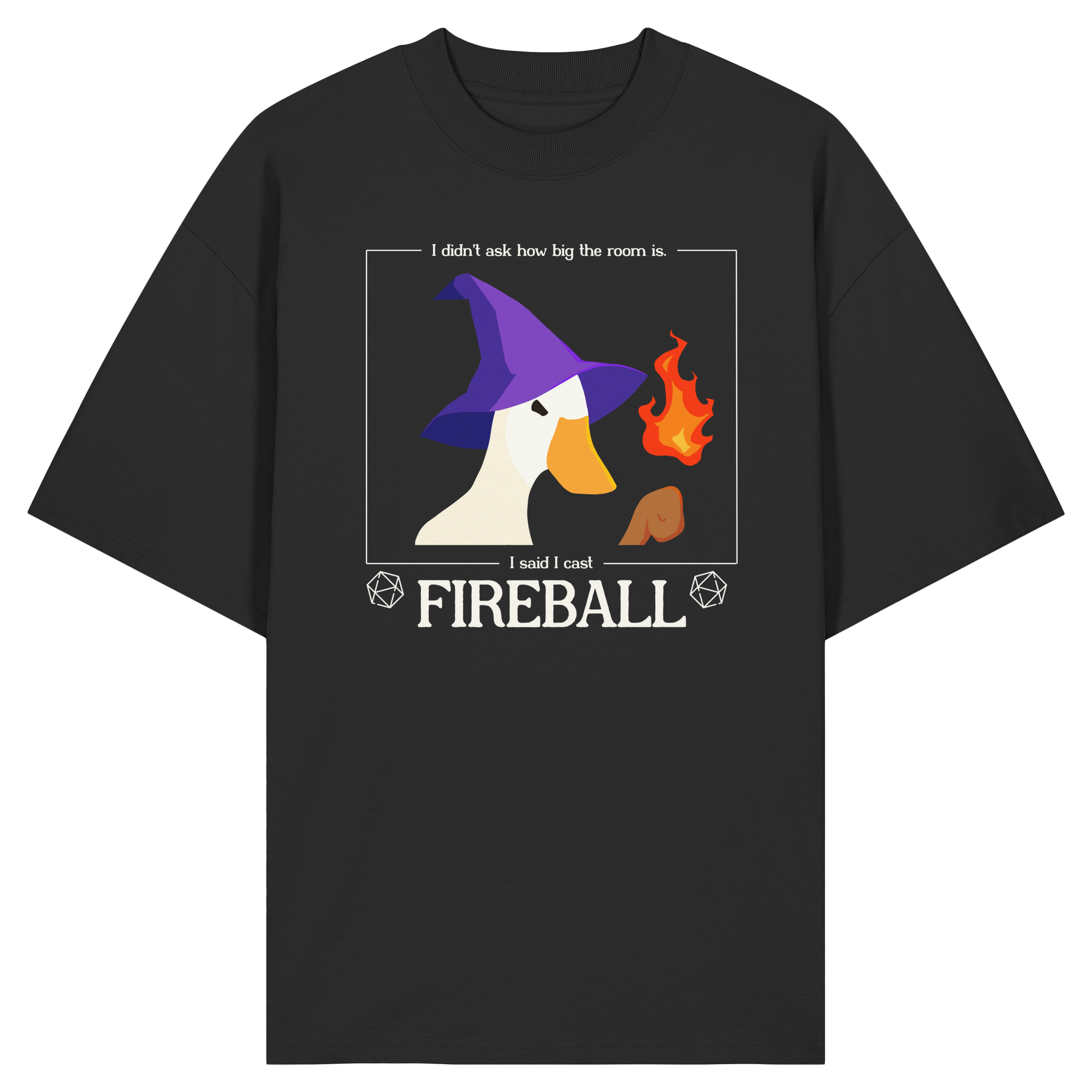 “Fireball Goose” Oversized T-Shirt