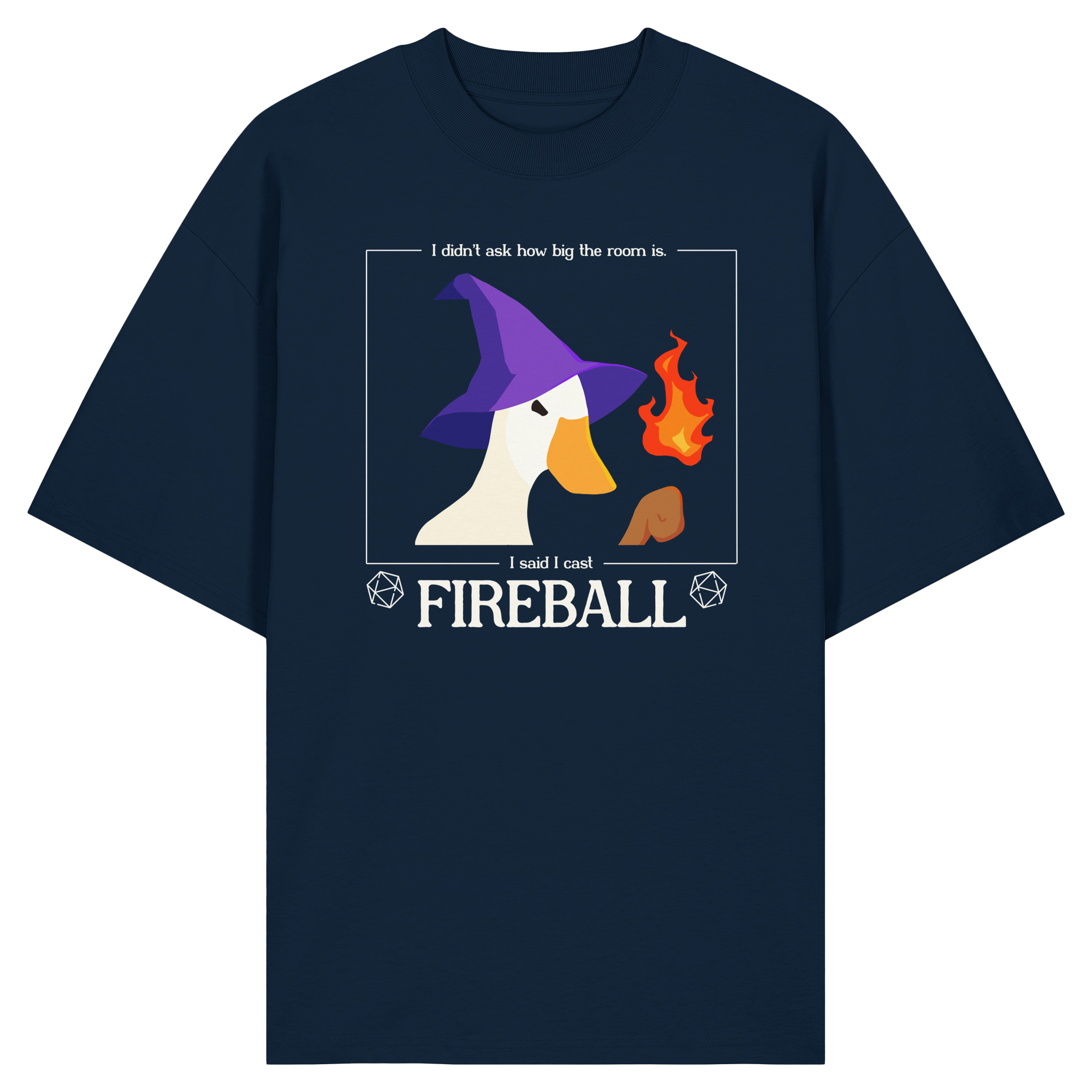 “Fireball Goose” Oversized T-Shirt
